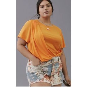 NWT Anthropologie Draped Tee